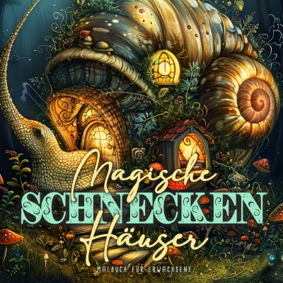 'Cover von Magische Schneckenhäuser Malbuch für Erwachsene'-Cover
