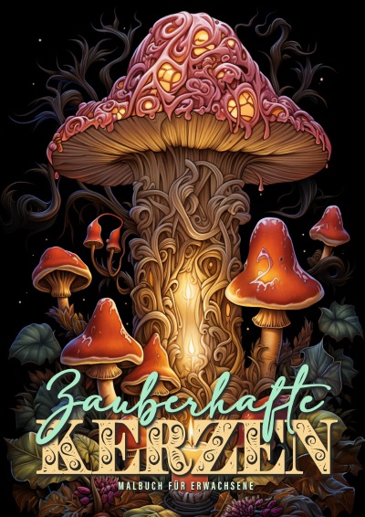 'Cover von Zauberhafte Kerzen Malbuch für Erwachsene'-Cover