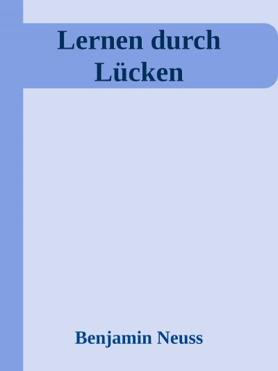 'Cover von Lernen durch Lücken'-Cover