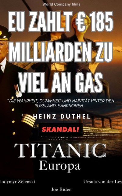 'Cover von EU zahlt € 185 Milliarden zu viel an Gas'-Cover