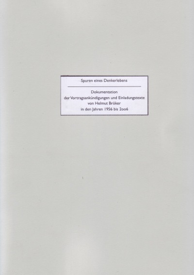 'Cover von Spuren eines Denkerlebens'-Cover