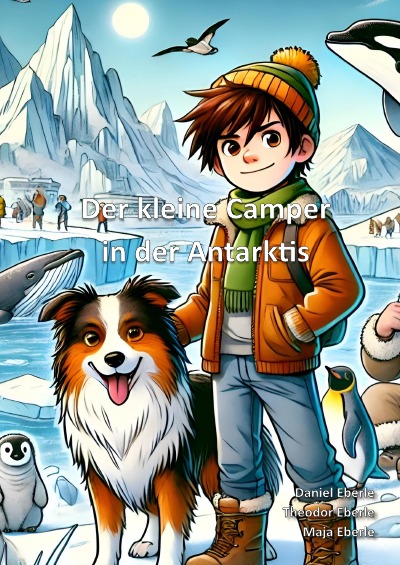 'Cover von Der kleine Camper in der Antarktis'-Cover