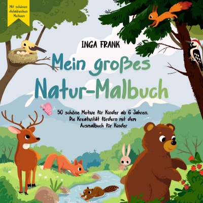 'Cover von Mein großes Natur-Malbuch'-Cover