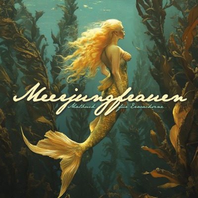 'Cover von Meerjungfrauen Malbuch für Erwachsene'-Cover