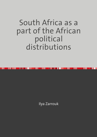 'Cover von South Africa as a part of the African political distributions'-Cover