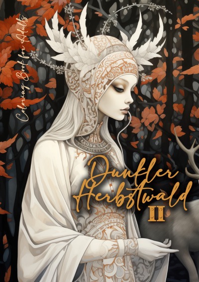 'Cover von Dunker Herbstwald Malbuch für Erwachsene 2'-Cover