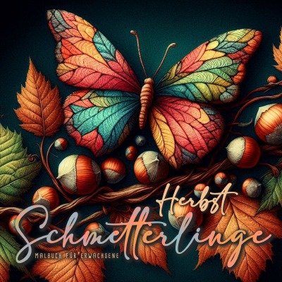 'Cover von Herbst Schmetterlinge Malbuch für Erwachsene'-Cover