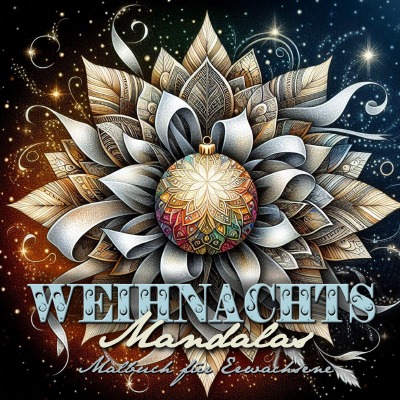 'Cover von Weihnachts-Mandalas Malbuch für Erwachsene'-Cover