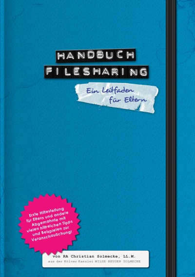 'Handbuch Filesharing Abmahnung'-Cover
