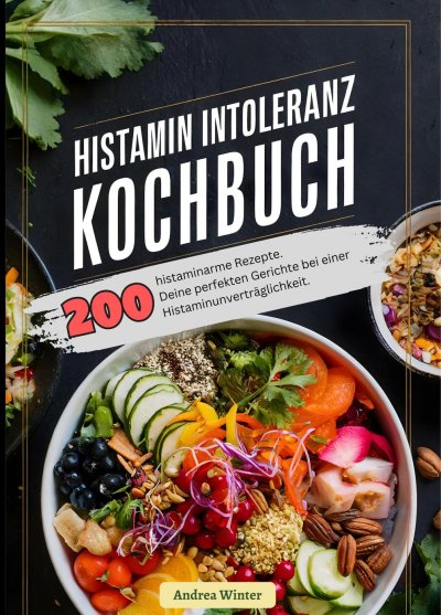 'Cover von Histaminintoleranz Kochbuch- 200 histaminarme Rezepte'-Cover