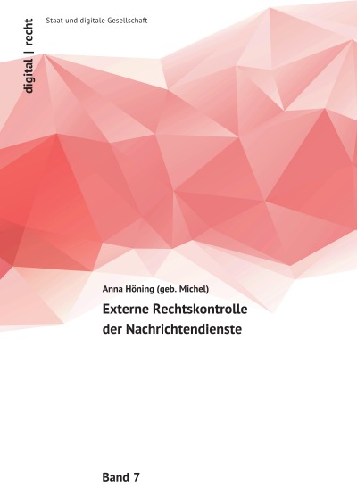 'Cover von Externe Rechtskontrolle der Nachrichtendienste'-Cover