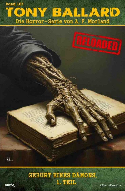'Cover von Tony Ballard – Reloaded, Band 167: Geburt eines Dämons, 1. Teil'-Cover