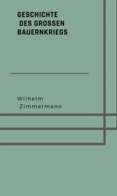 'Cover von Geschichte des großen Bauernkriegs'-Cover