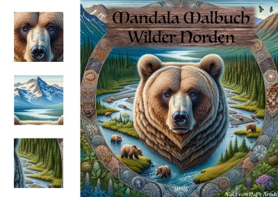 'Cover von Mandala Malbuch – Wilder Norden Vol.1'-Cover