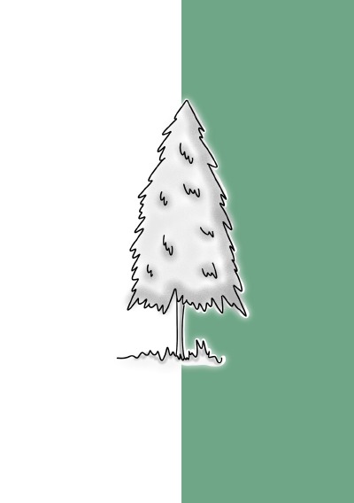 'Cover von Notizheft Wald Tanne'-Cover
