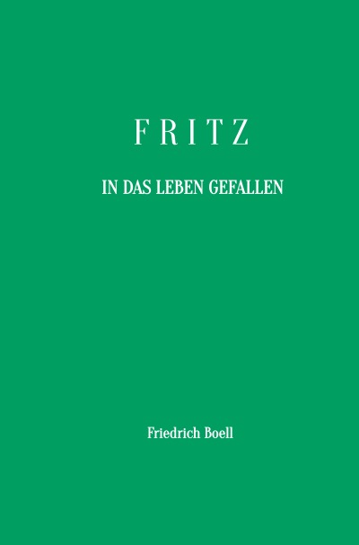 'Cover von Fritz – In das Leben gefallen'-Cover