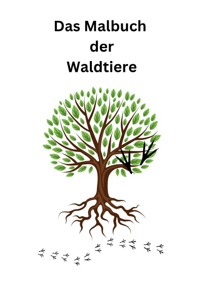 'Cover von Das Malbuch der Waldtiere'-Cover