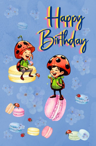 'Cover von Happy Blue Geburtstag'-Cover