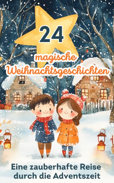 'Cover von 24 magische Weihnachtsgeschichten – eine zauberhafte Reise durch die Adventszeit'-Cover