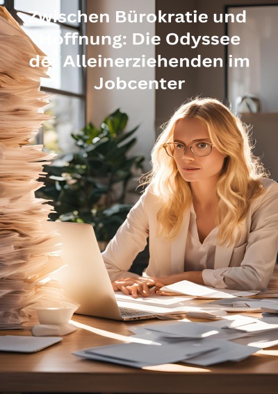 'Cover von Zwischen Bürokratie und Hoffnung: Die Odyssee der Alleinerziehenden im Jobcenter'-Cover