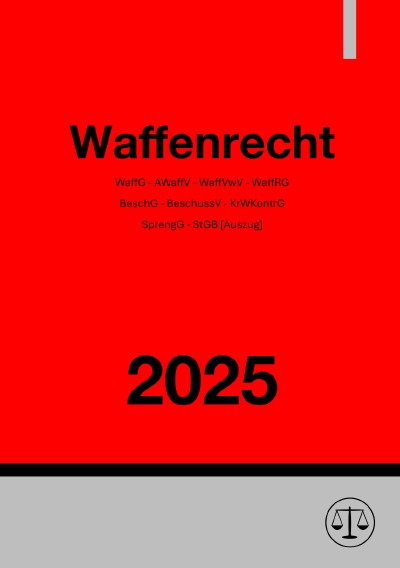 'Cover von Waffenrecht 2025'-Cover