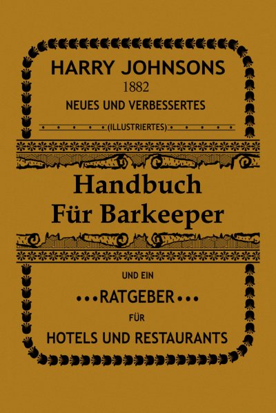'Cover von Handbuch für Barkeeper'-Cover