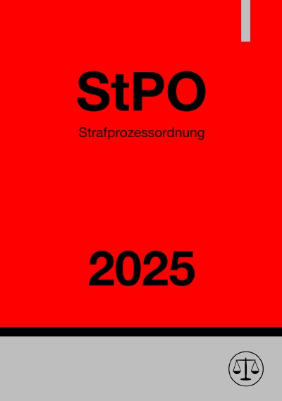 'Cover von Strafprozessordnung – StPO 2025'-Cover