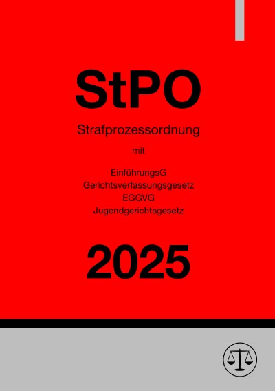 'Cover von Strafprozessordnung – StPO 2025'-Cover