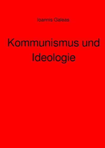 'Cover von Kommunismus und Ideologie'-Cover
