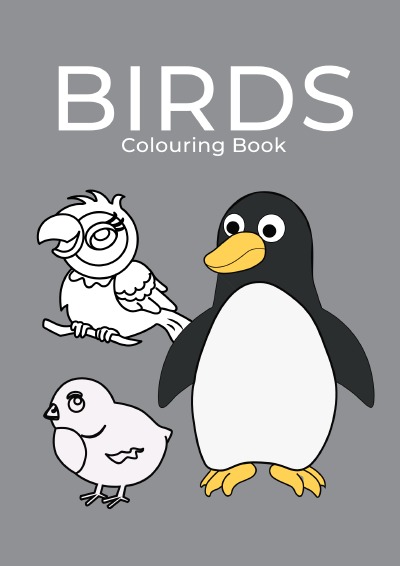 'Cover von A Fun Coloring Book for Young Bird Enthusiasts! 13 Pages'-Cover