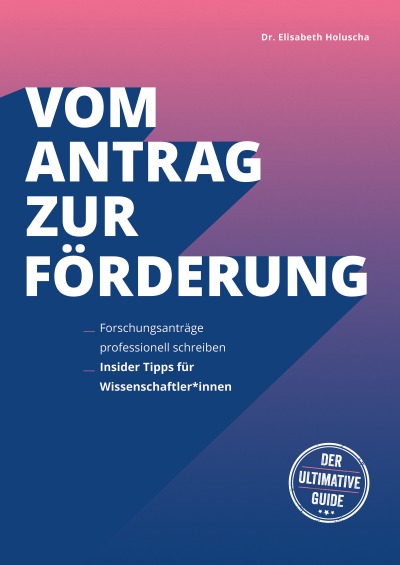 'Cover von Vom Antrag zur Förderung'-Cover
