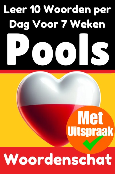 'Cover von Poolse Woordentrainer: Leer 7 weken lang 10 Poolse woorden per dag'-Cover
