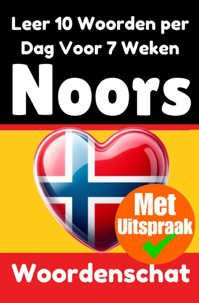 'Cover von Noorse Woordentrainer: Leer 7 weken lang 10 Noorse woorden per dag'-Cover