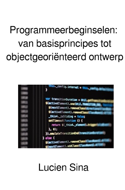 'Cover von Programmeerbeginselen: van basisprincipes tot objectgeoriënteerd ontwerp'-Cover