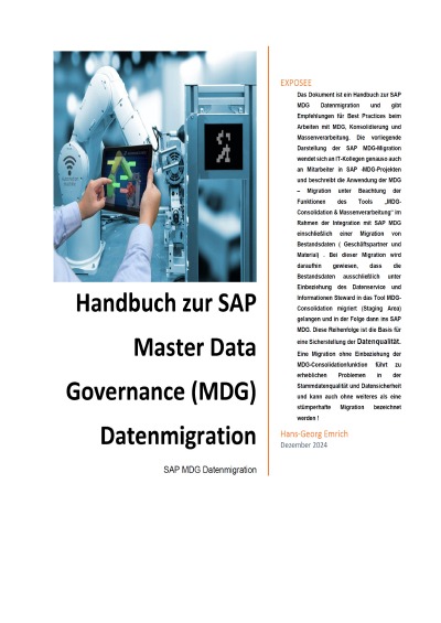 'Cover von Handbuch zu SAP Master Data Governance – Datenmigration'-Cover