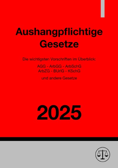 'Cover von Aushangpflichtige Gesetze 2025'-Cover