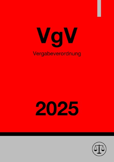 'Cover von Vergabeverordnung – VgV 2025'-Cover