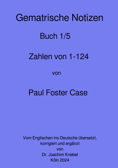 'Cover von Gematrische Notizbücher'-Cover