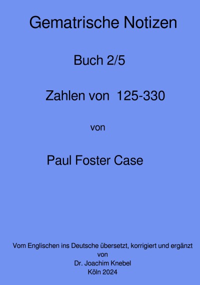 'Cover von Gematrische Notizbücher'-Cover