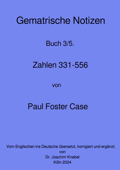 'Cover von Gematrische Notizbücher'-Cover