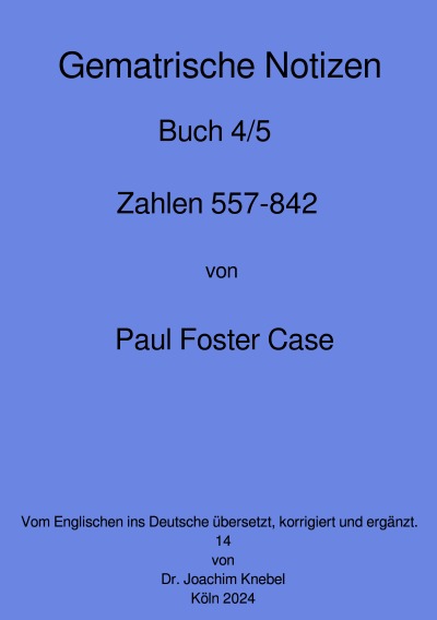 'Cover von Gematrische Notizbücher'-Cover