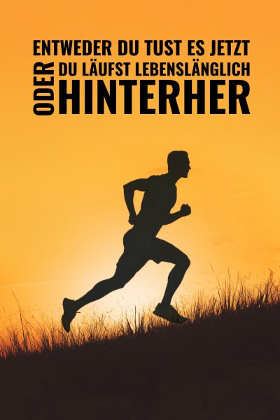 'Cover von Entweder du tust es jetzt oder du läufst lebenslänglich hinterher'-Cover