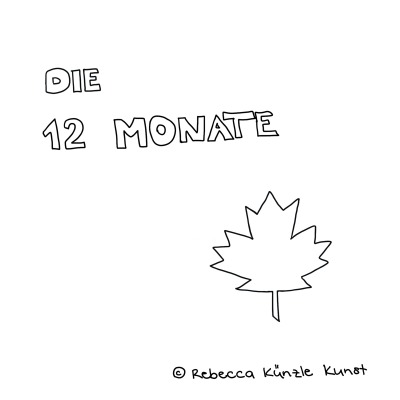 'Cover von Malbuch „12 Monate“'-Cover