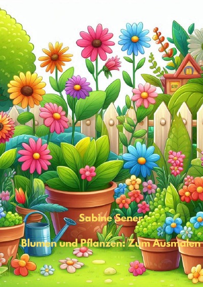 'Cover von Blumen und Pflanzen: Zum Ausmalen'-Cover