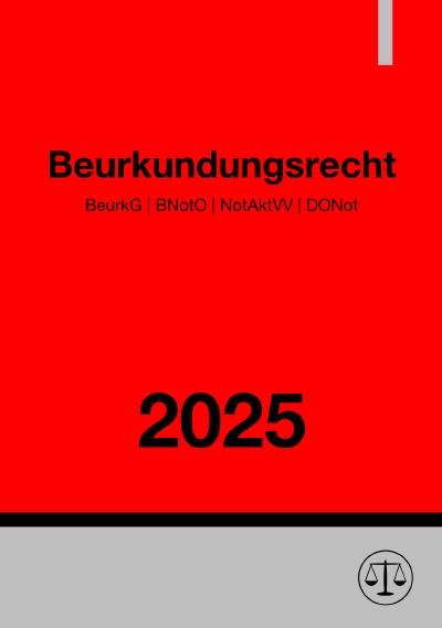 'Cover von Beurkundungsrecht 2025'-Cover