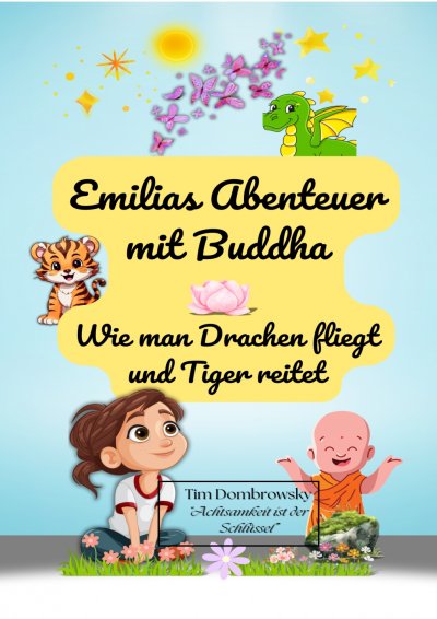 'Cover von Emilias Abenteuer mit Buddha- wie man Drachen fliegt und Tiger reitet'-Cover