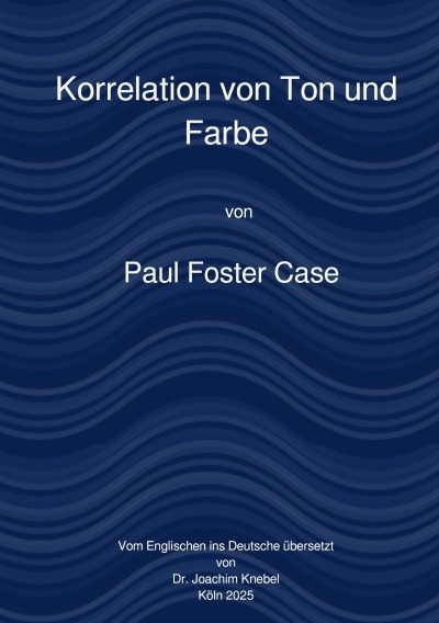 'Cover von Korrelation von Ton und Farbe'-Cover