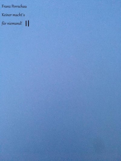 'Cover von Keiner macht´s für niemand II'-Cover