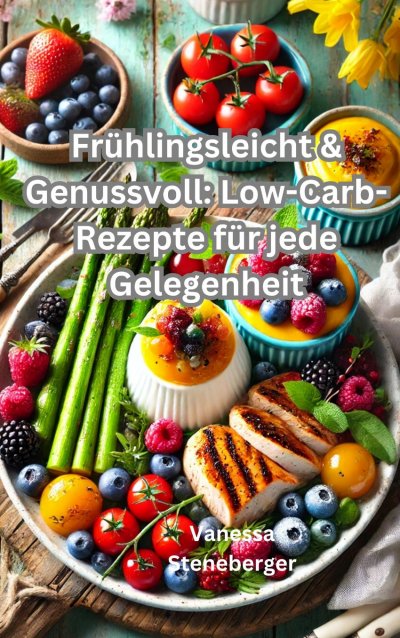 'Cover von Frühlingsleicht & Genussvoll: Low-Carb-Rezepte für jede Gelegenheit'-Cover