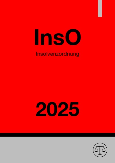 'Cover von Insolvenzordnung – InsO 2025'-Cover